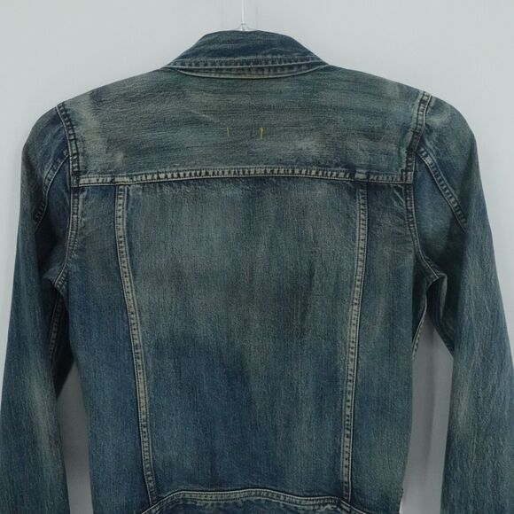Madewell The Jean Jacket‎ Womens M Storm Cloud Wash Denim Classic 90s Y2K - Picture 9 of 13